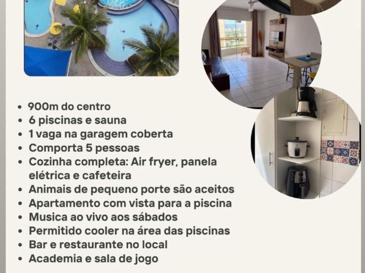 Jardins Das Thermas - Caldas Novas Vista Para Piscina Zewnętrze zdjęcie